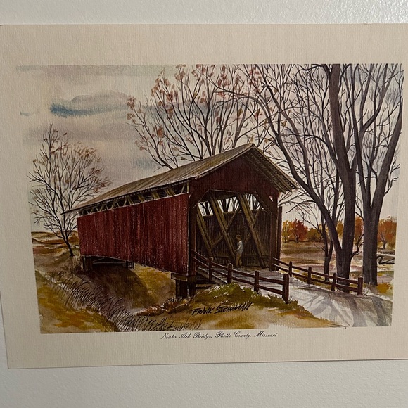 Noah’s Ark Bridge, Platte County, Missouri 9”x 12” Print - Picture 3 of 4